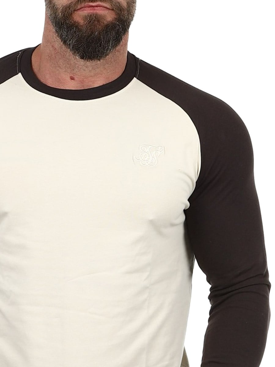 27976 Muscle Fit SikSilk Longsleeve - Beige Brown_1.jpg