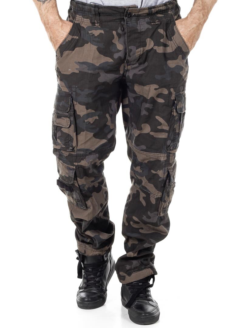 Spodnie Bojówki Brandit Pure Slim Fit - Moro