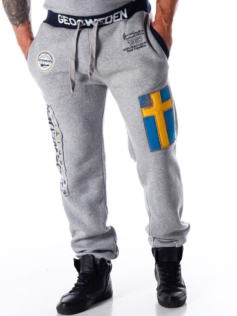 Spodnie Dresowe Geo Sweden - Szare