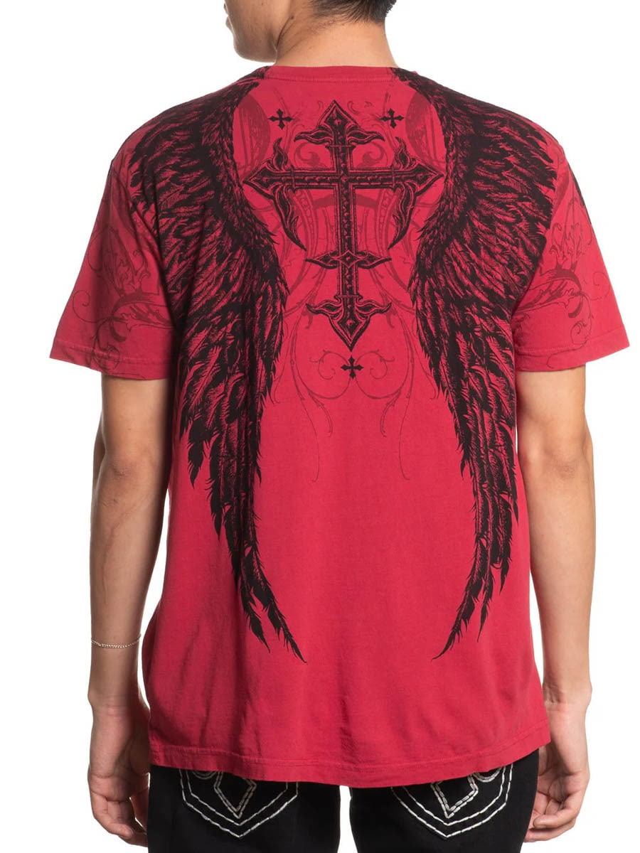 Affliction Death Eyes T-shirt - Red 1.jpg