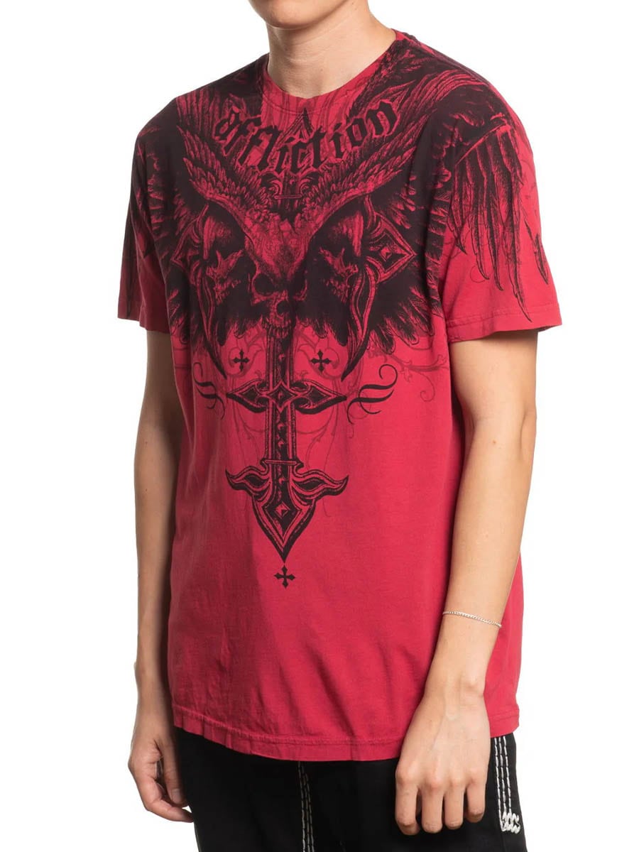 Affliction Death Eyes T-shirt - Red 2.jpg