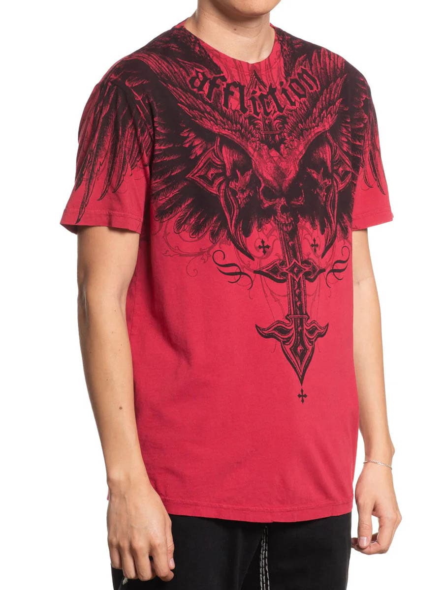 Affliction Death Eyes T-shirt - Red 3.jpg