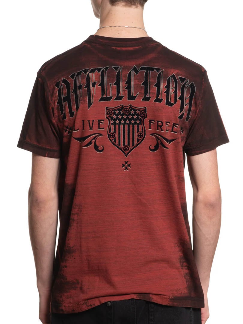 Affliction Interstellar T-shirt - red 1.jpg