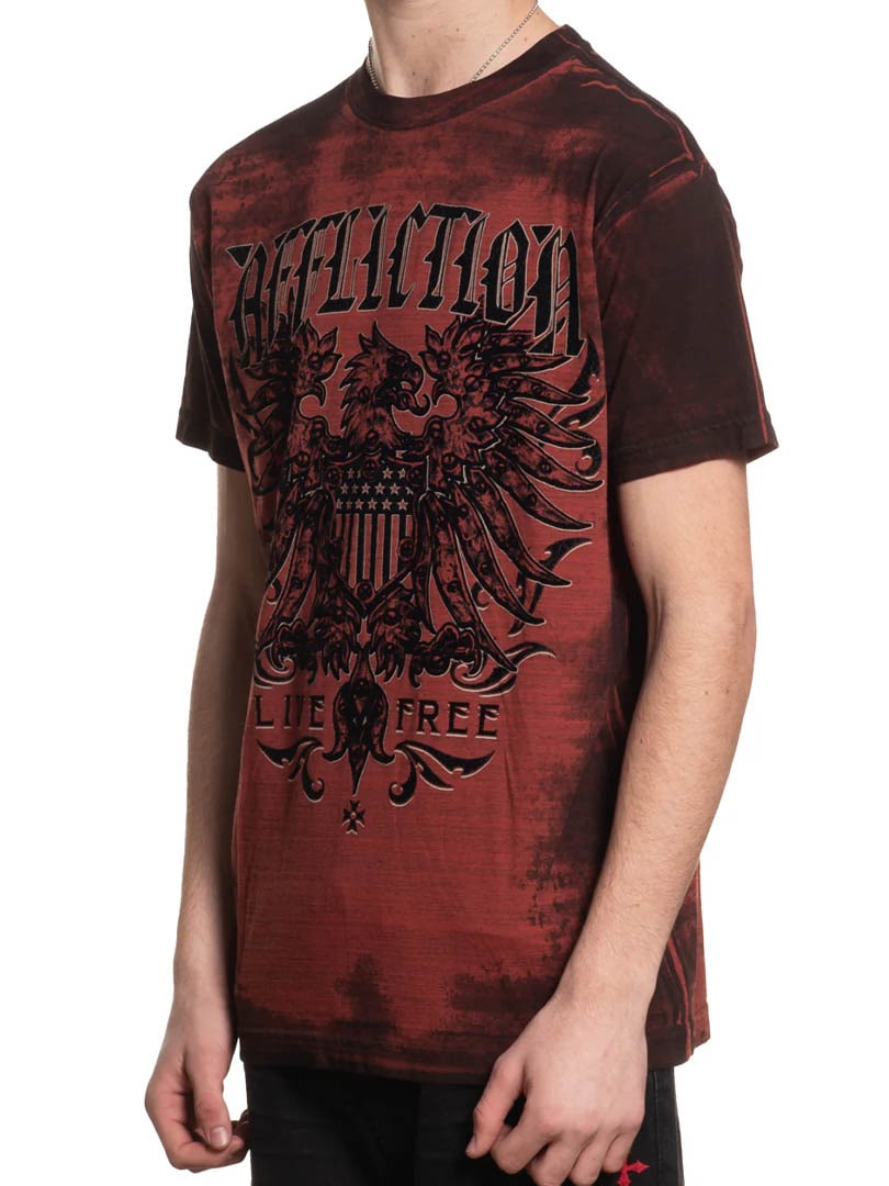 Affliction Interstellar T-shirt - red 2.jpg