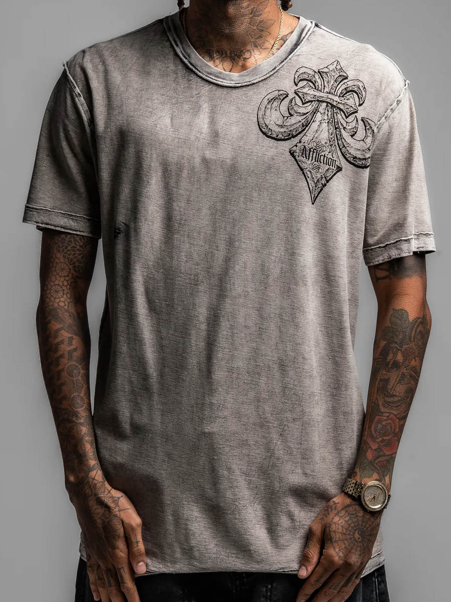 Affliction Residual T-shirt - Taupe black.jpg