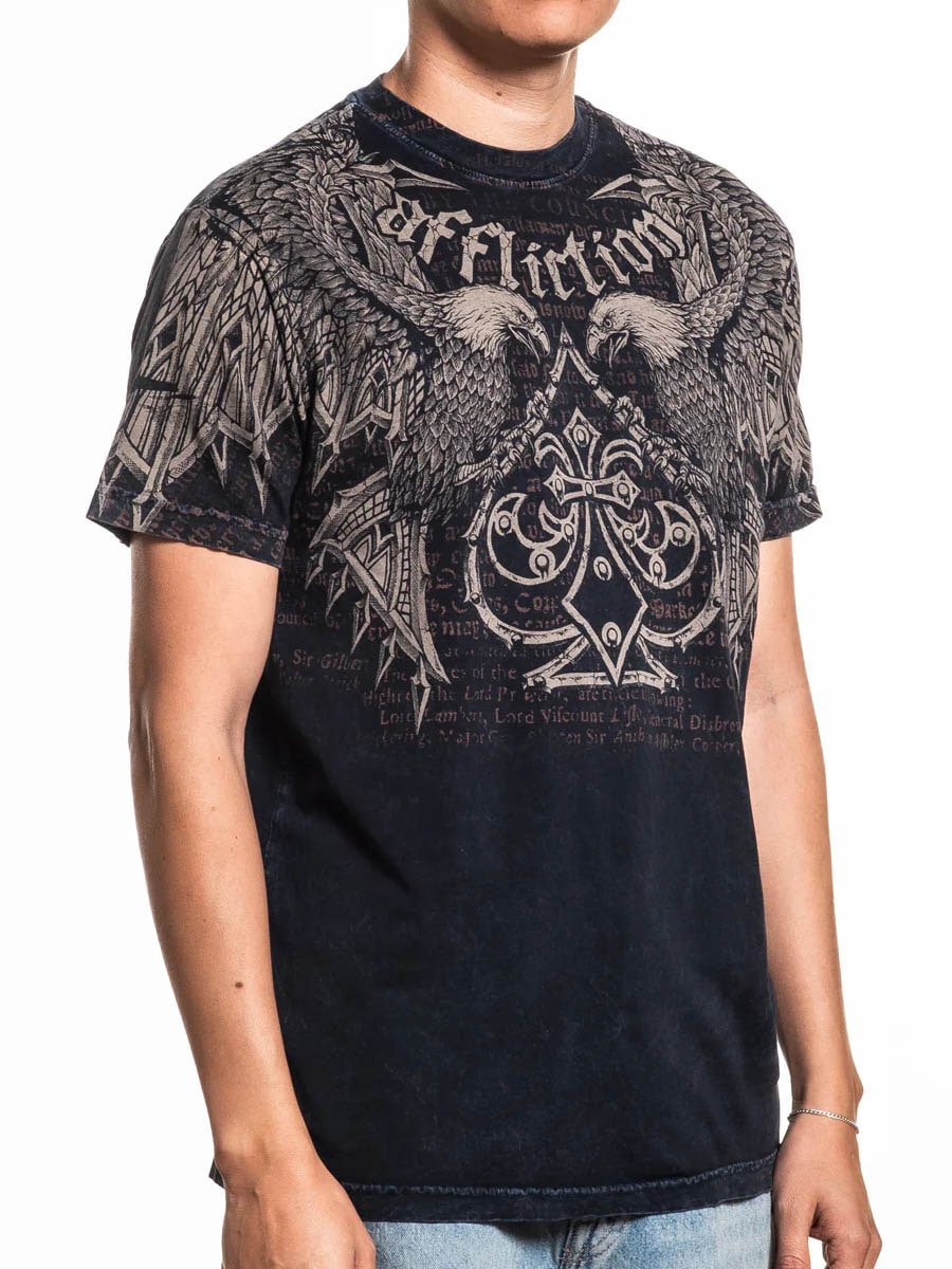 Affliction Skyward Crown 2 T-shirt - Washed Black.jpg