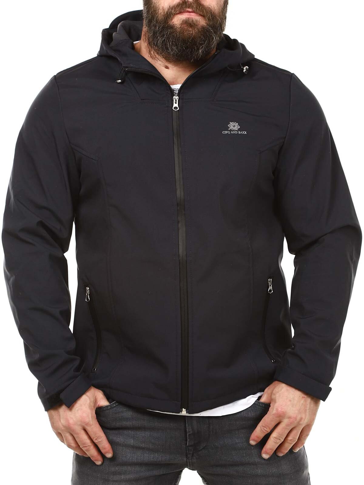 Softshell Kyoto Cipo & Baxx - Ciemnoszary
