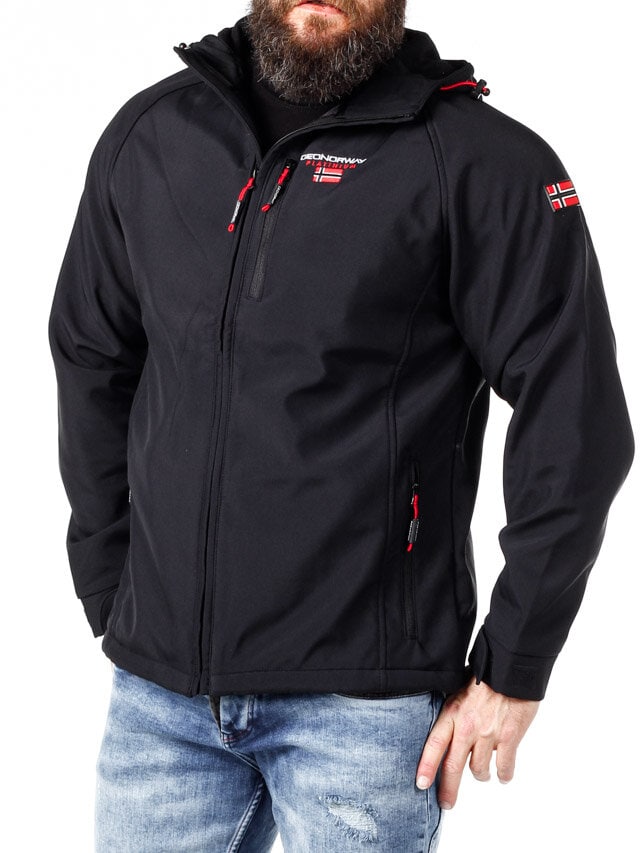 Softshell Takito Geo Norway -  Czarny