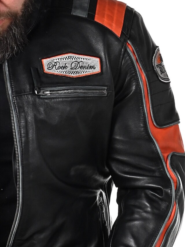 Kurtka Skórzana RD Premium Rider - Czarna