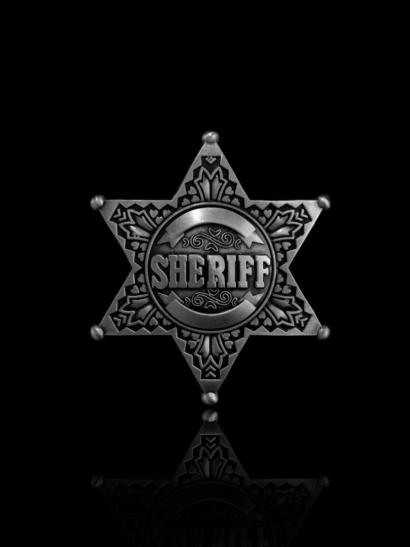 Klamra Sheriff - Srebrna