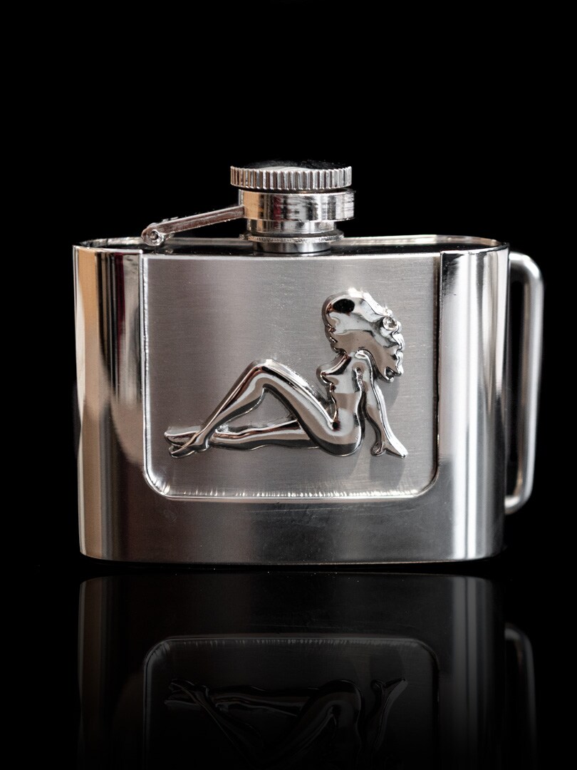 Klamra Hip Flask Lady - Srebrna