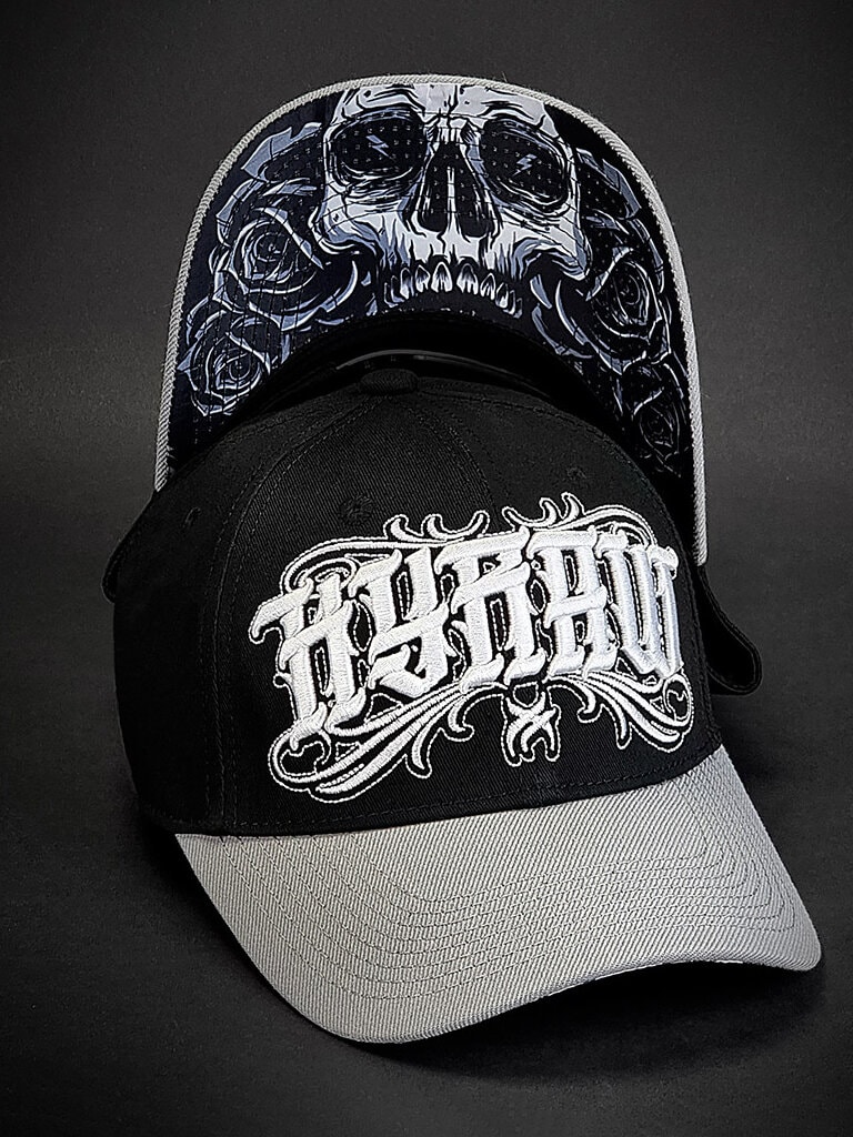 Czapka z Daszkiem Hyraw Trucker - Czarna/Szara