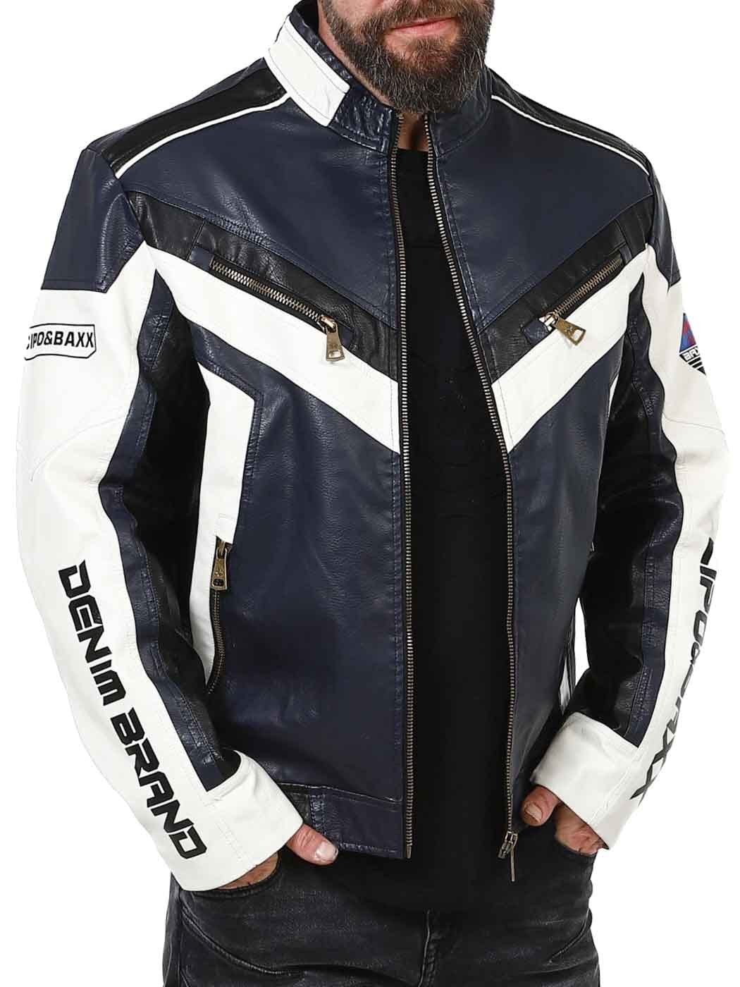 CM230 Bluestrike Cipo Baxx PU Skinnjacka Blue_2.jpg