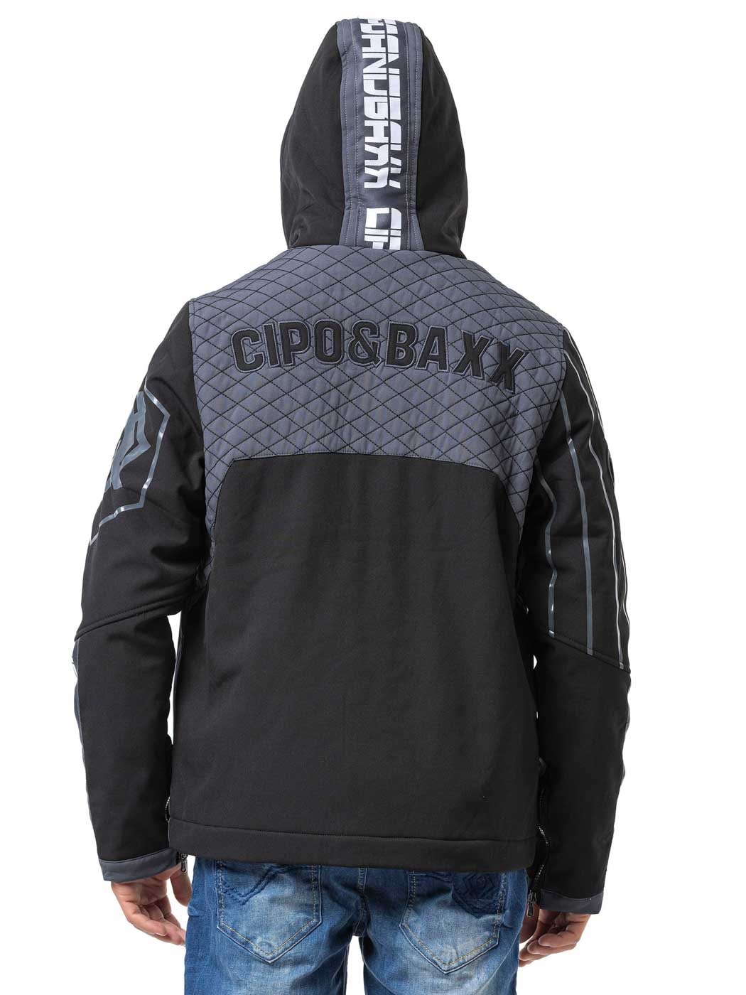 CM231 Ironclad Cipo Baxx PU Skinnjacka Grey 5.jpg