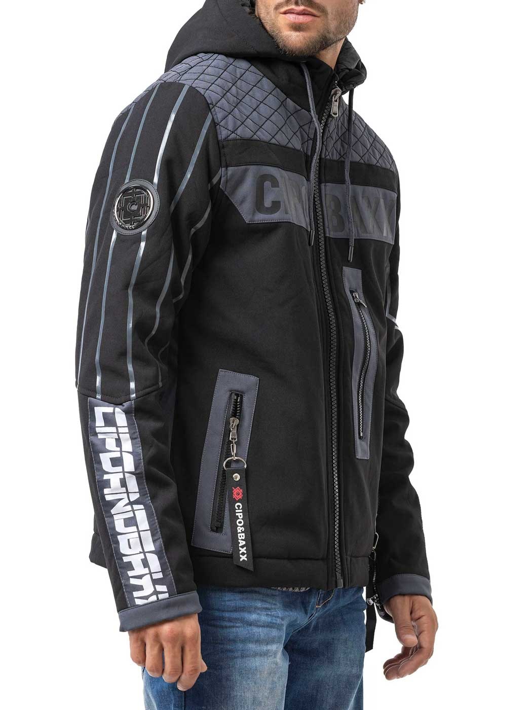 CM231 Ironclad Cipo Baxx PU Skinnjacka Grey 5_1.jpg