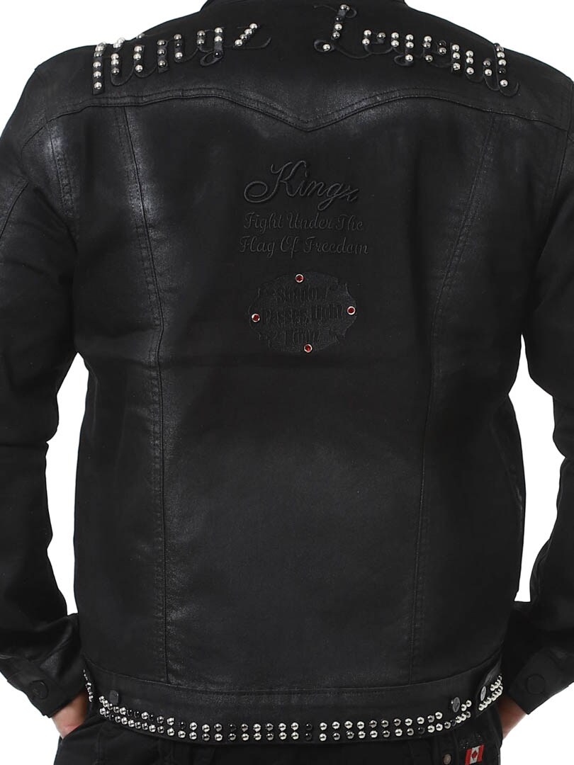 Cemixel Kingz Jeansjakke - Black_8.jpg