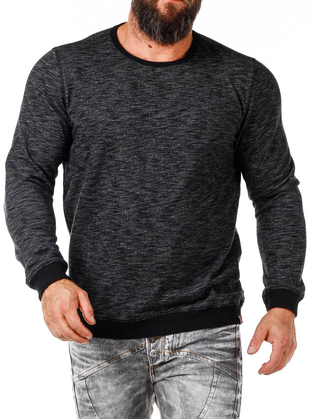 Sweter Asborg Indicode - Czarny