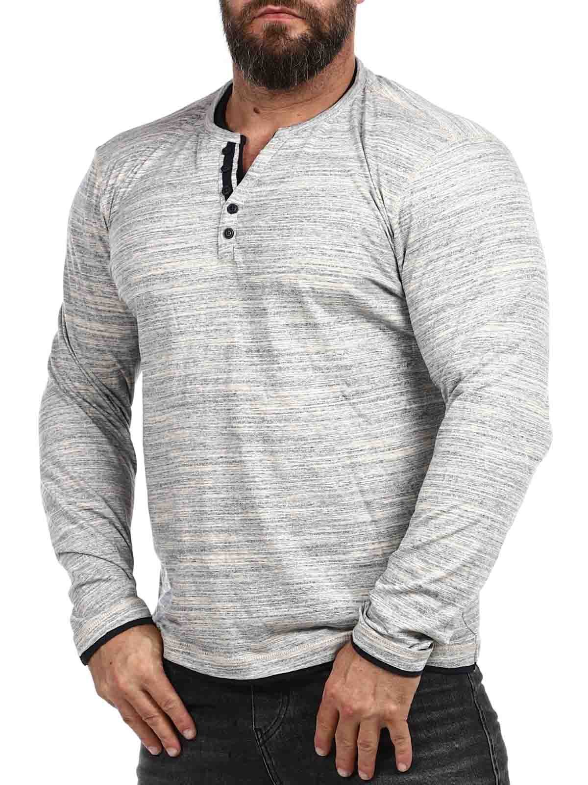 Bluza Grandad Blend - Szara