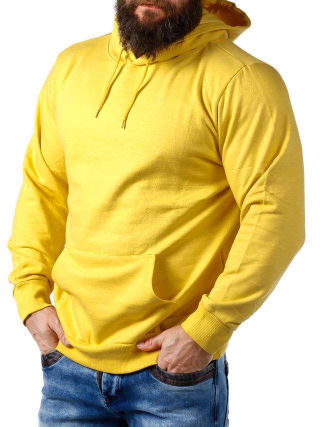  Bluza z Kapturem Basic Rusty Neal - Żółty