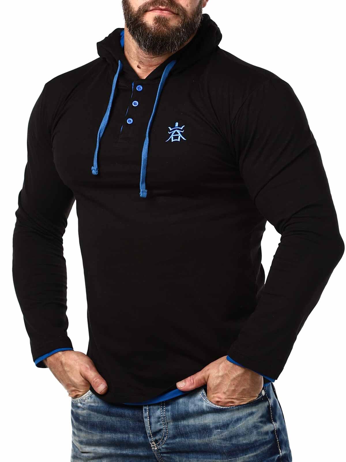 Bluza RD Yuto - Czarna/Niebieska
