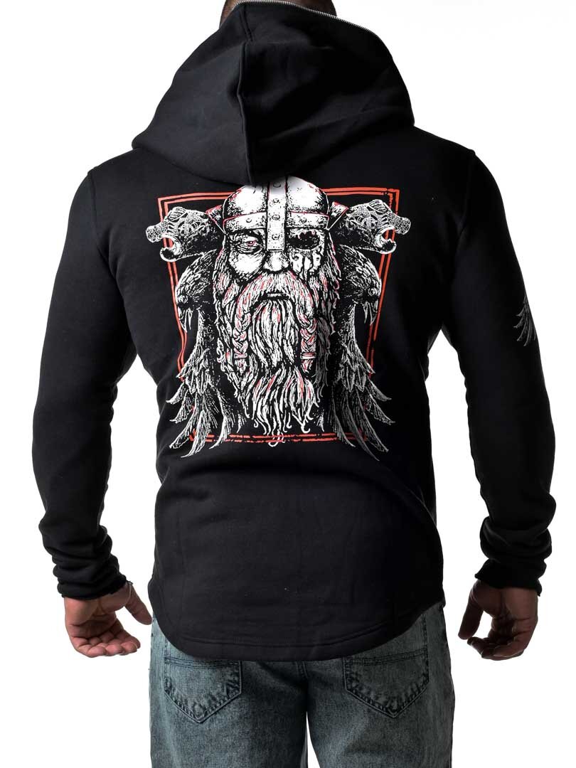 Bluza z Kapturem Viking - Czarna
