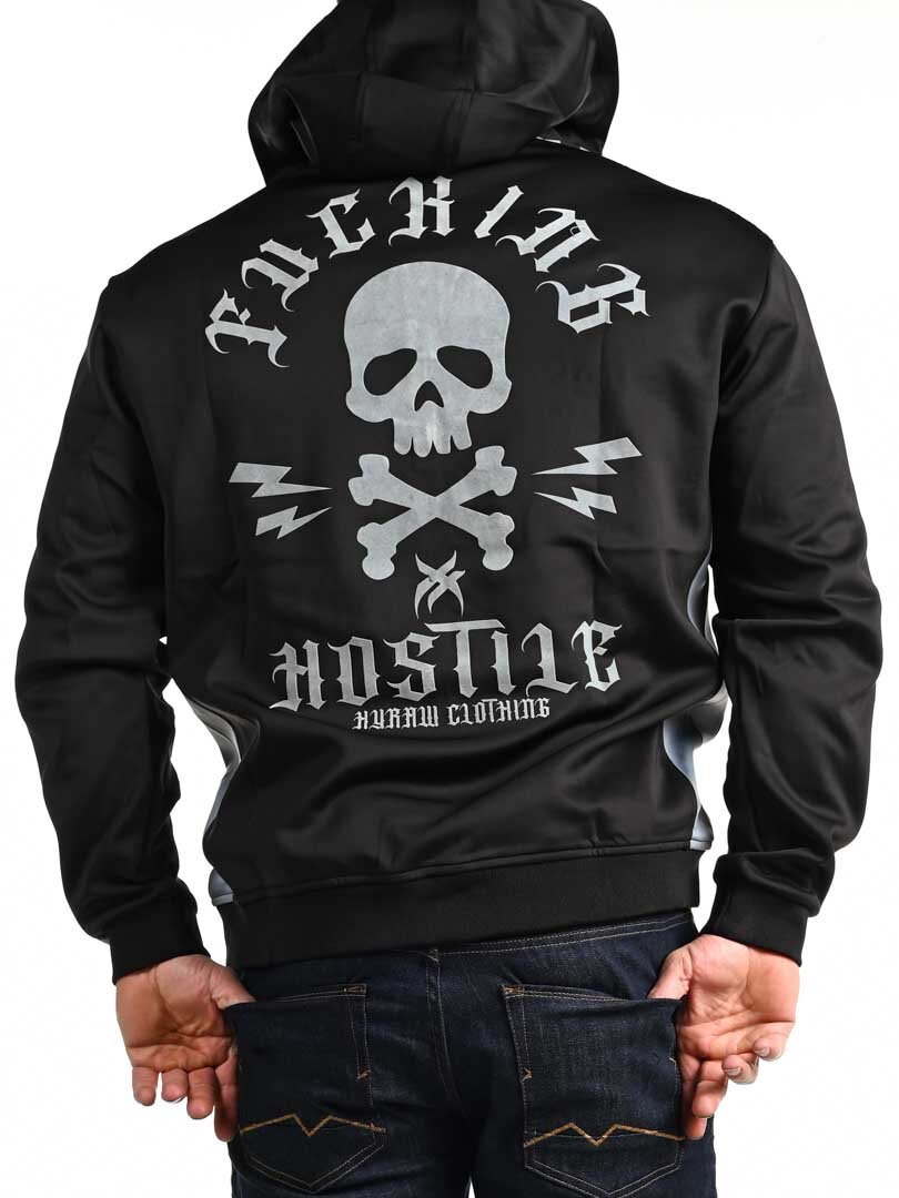 Bluza z Kapturem Hyraw Hostile - Czarna