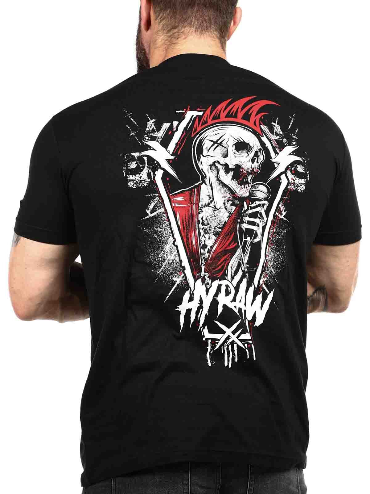 T-shirt Hyraw Punks Not Dead - Czarny