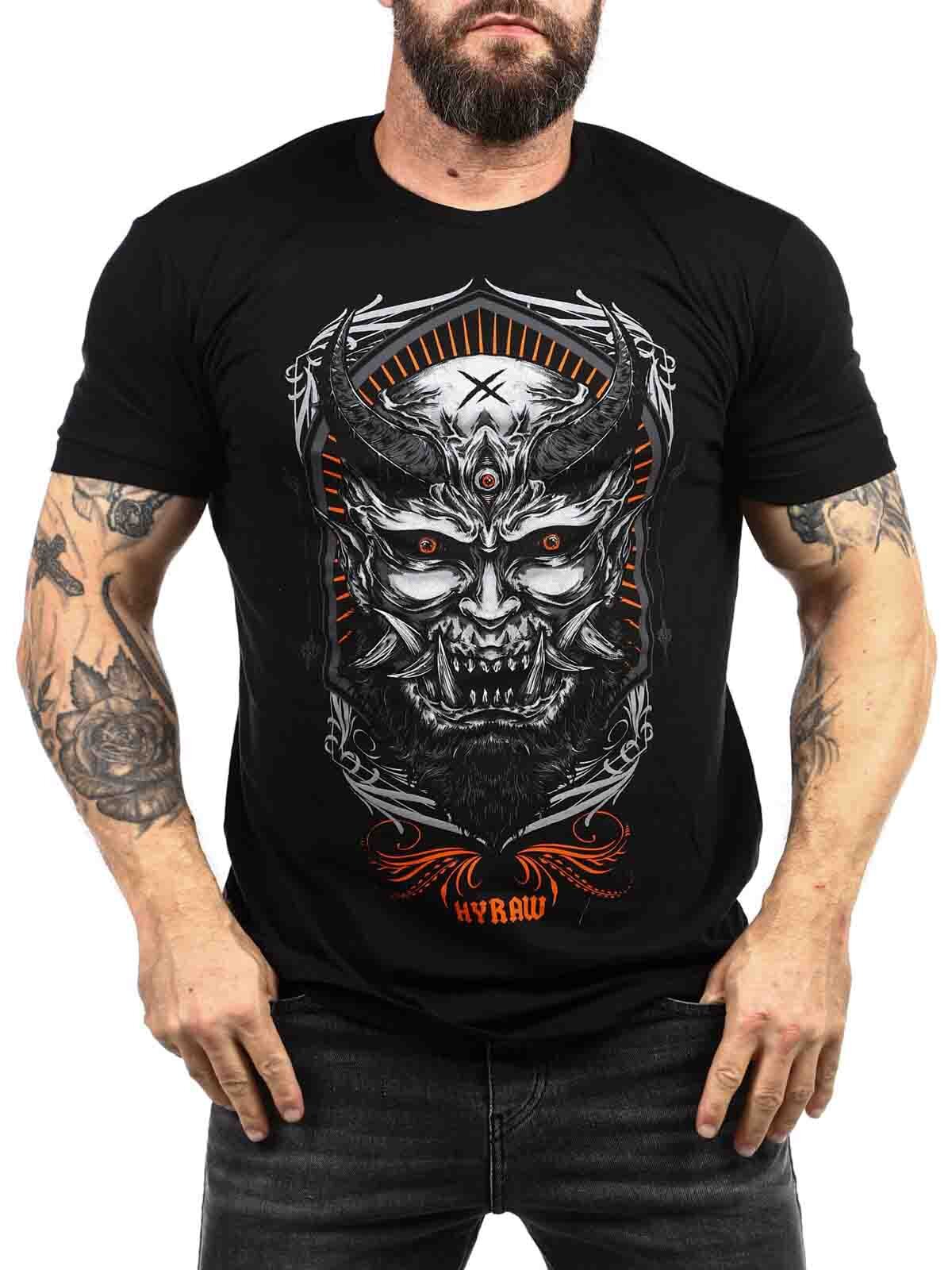 T-shirt Hyraw Cult - Czarny