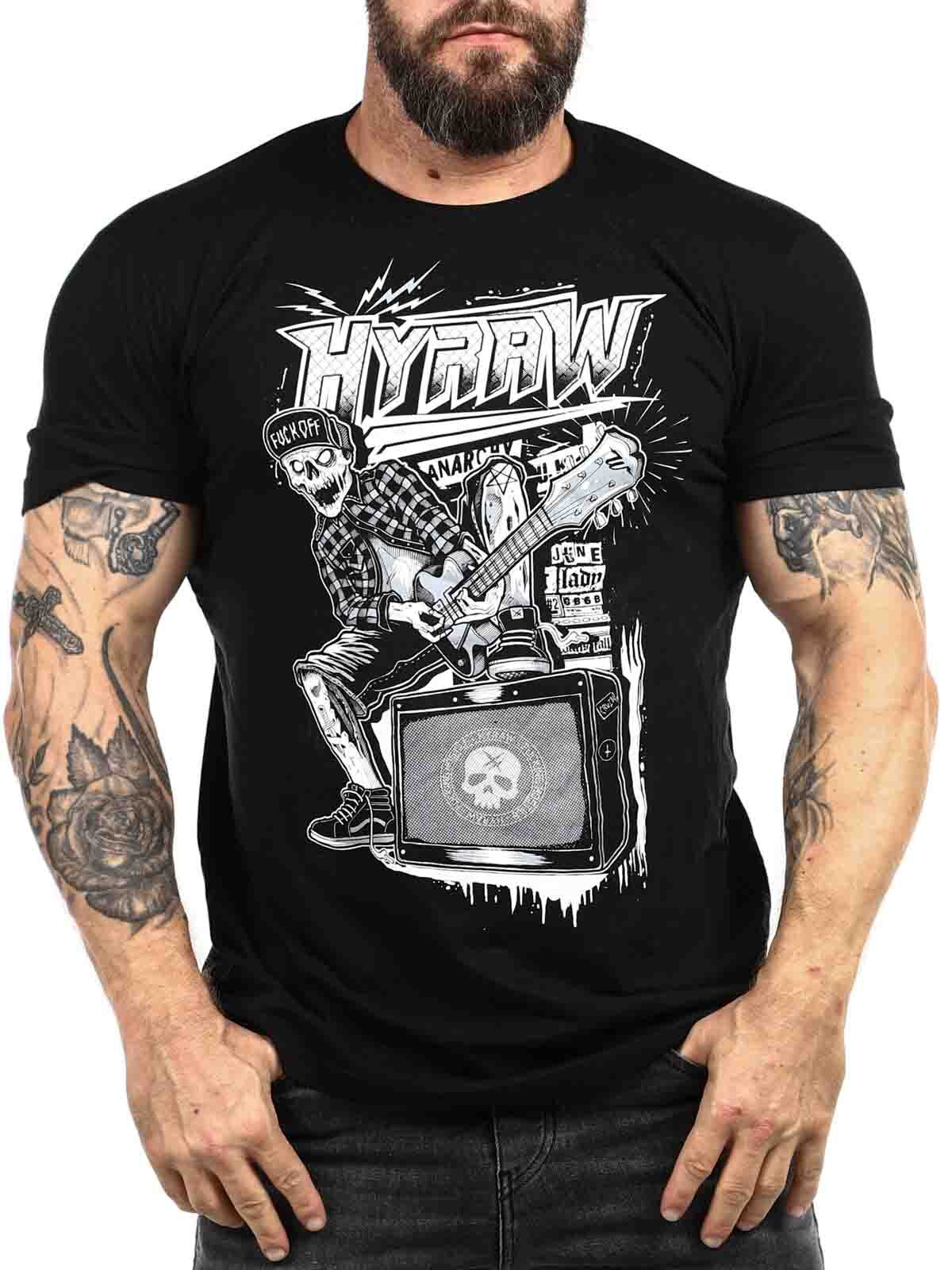 T-shirt Hyraw Mosh Part - Czarny