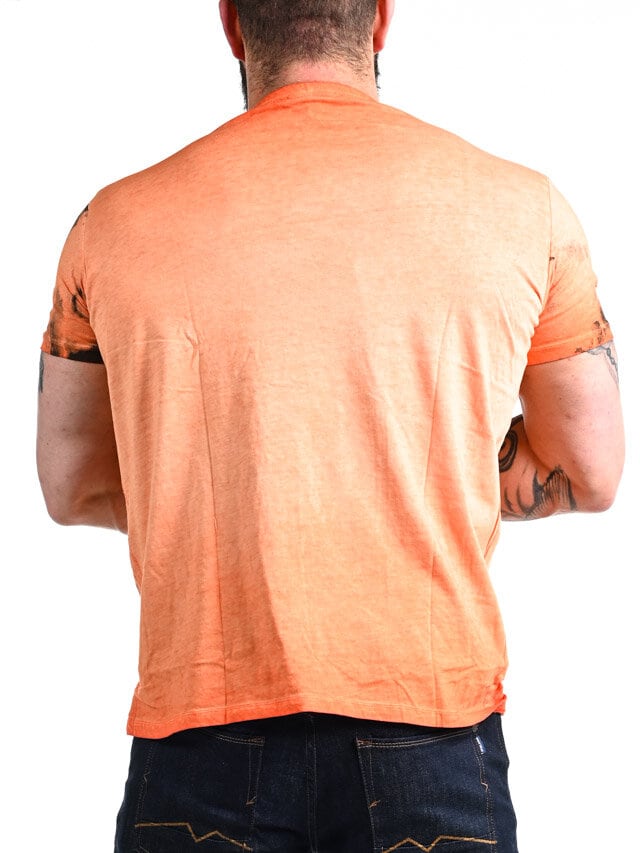 Shield T-shirt - Pomarańczowy