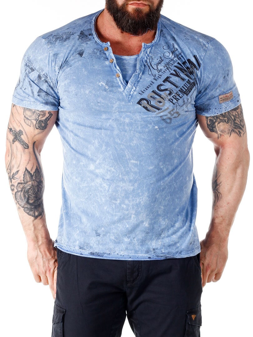 Hoist Sails T-shirt - Niebieski