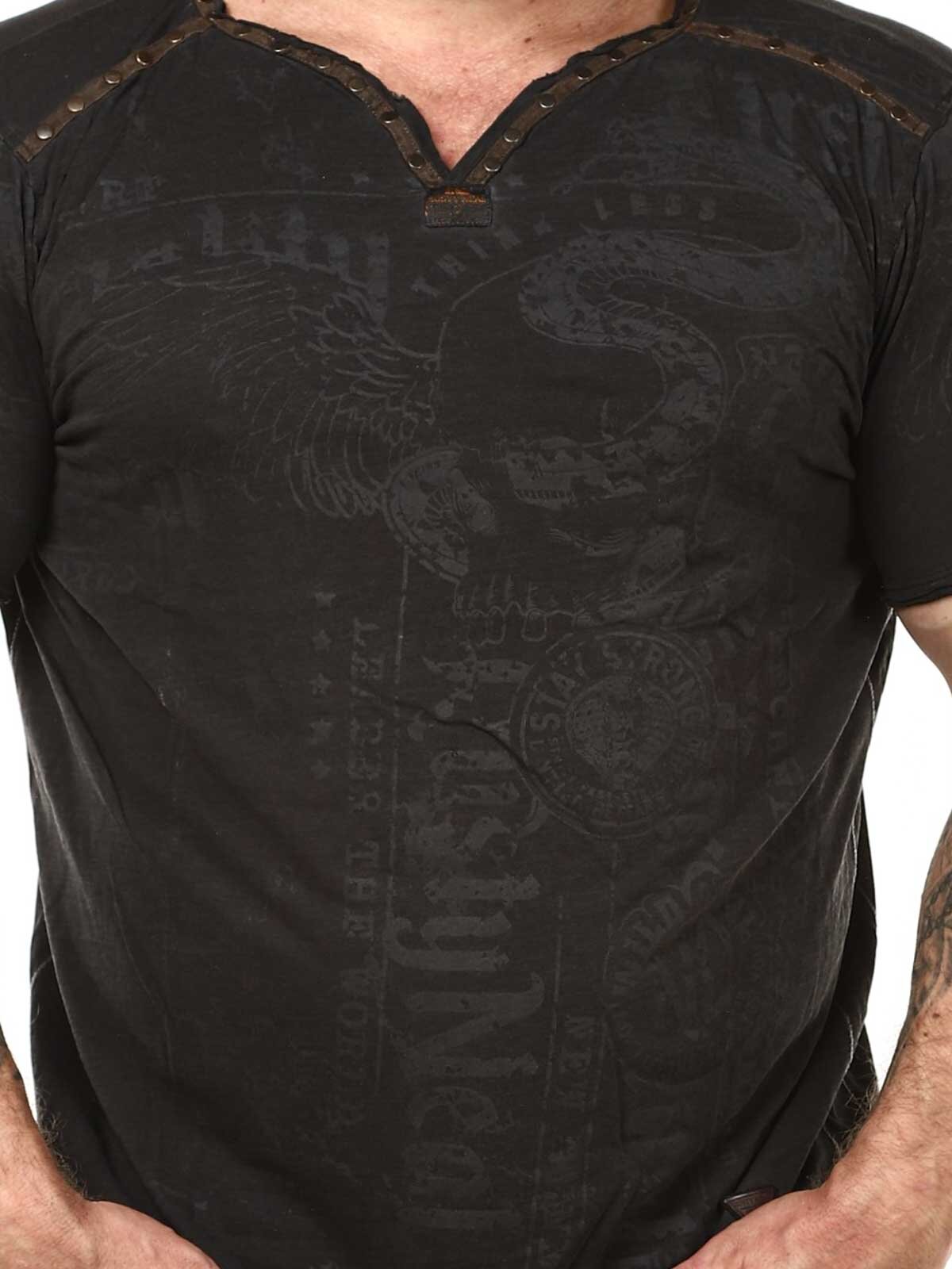 T-shirt Snake Rusty Neal - Czarny