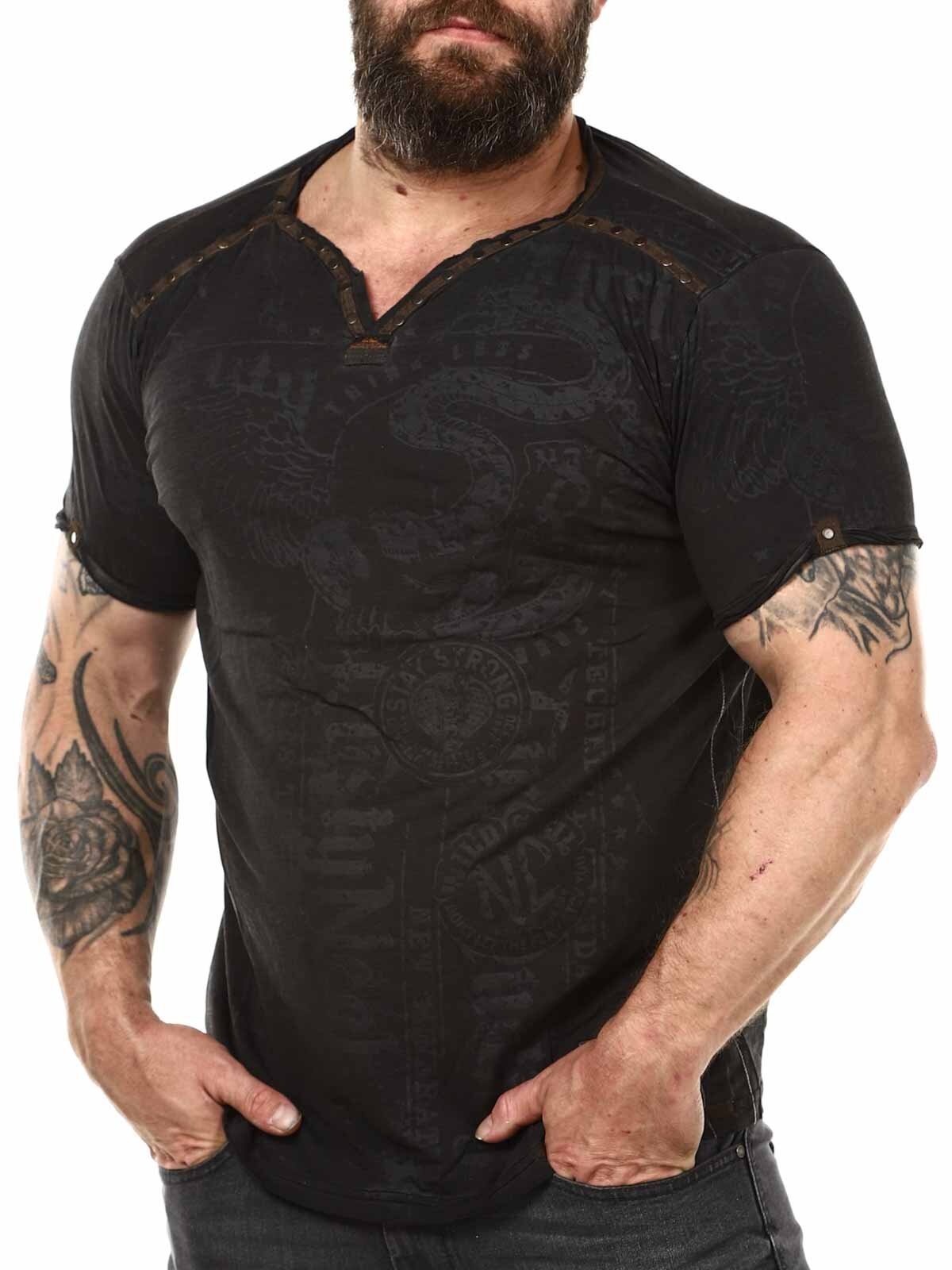 T-shirt Snake Rusty Neal - Czarny