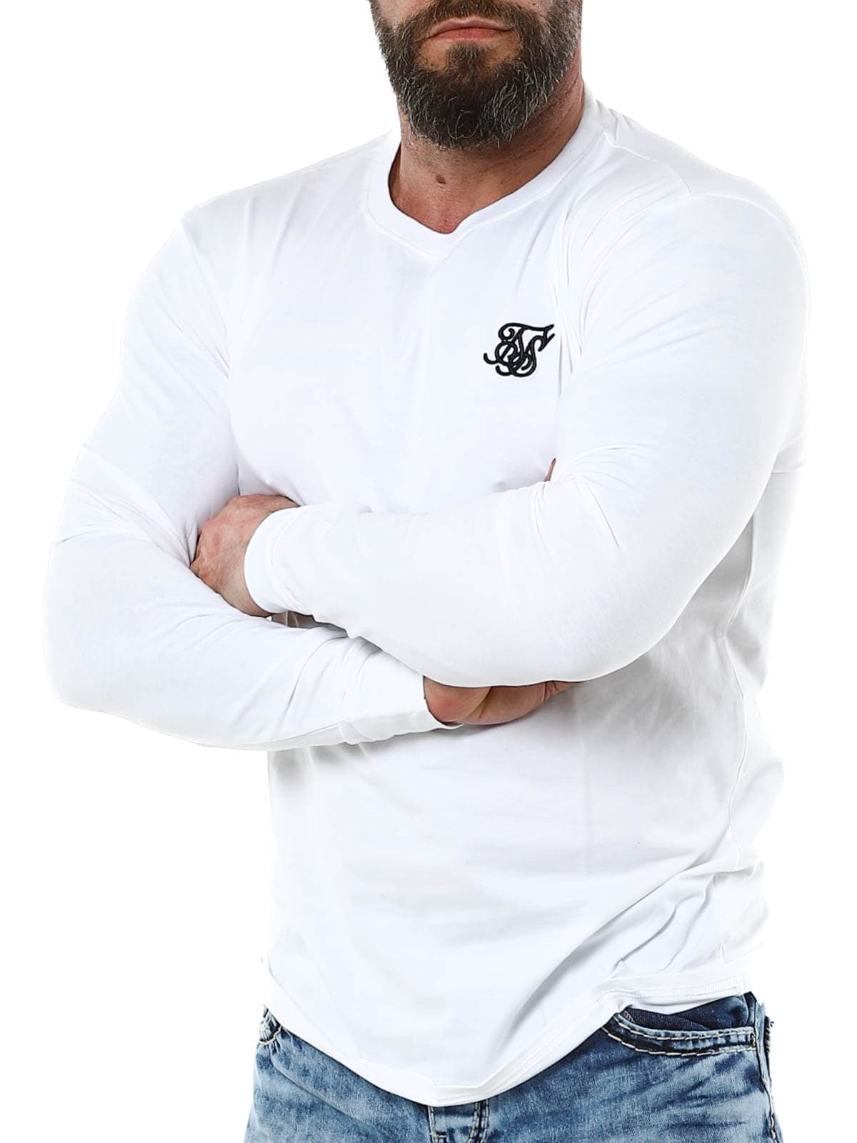 Essentials SikSilk Longsleeve - white lars_3.jpg