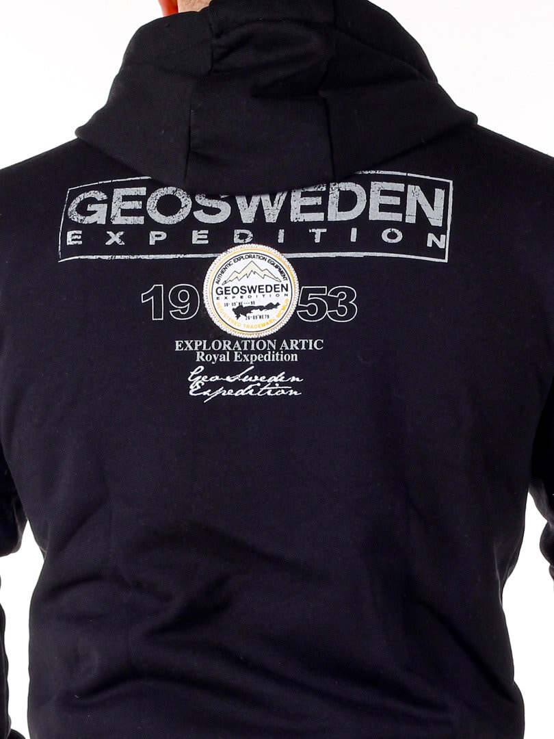 Bluza z kapturem Geo Sweden - Czarna