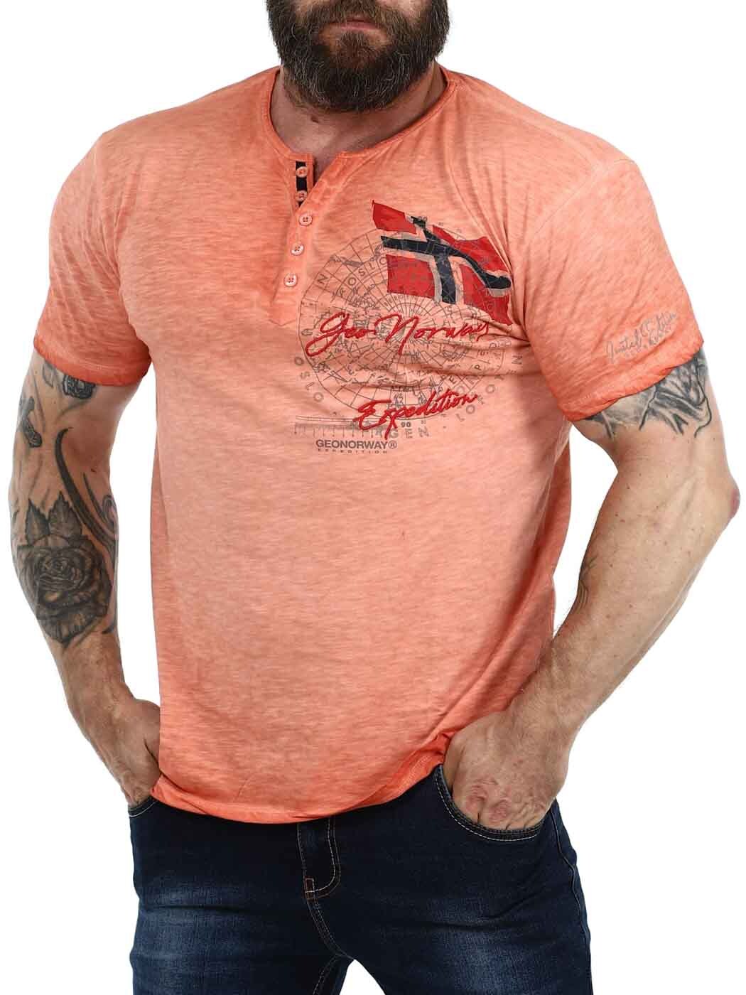 Geo Norway Artic Tshirt Coral_3.jpg