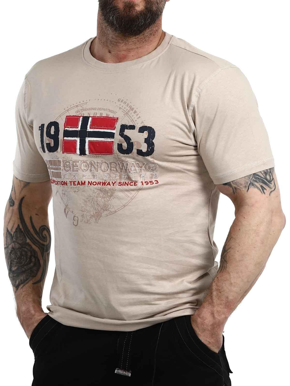 Geographical Norway Japigal - T-Shirt beige_4.jpg