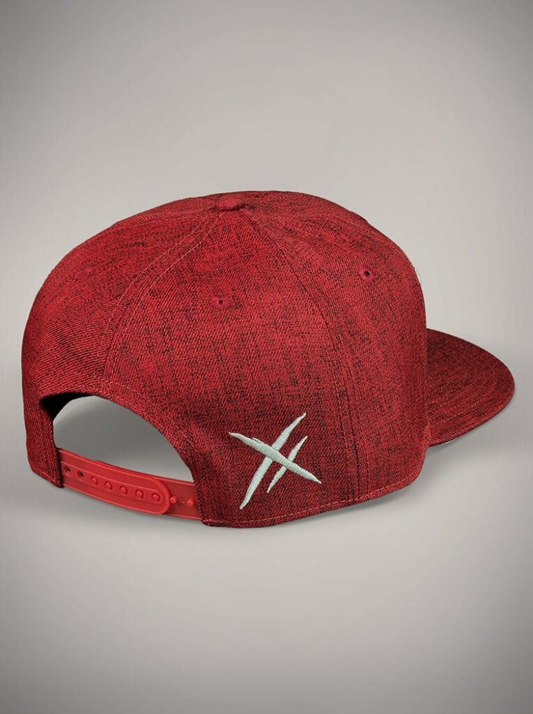 HEATER RED Snapback Cap 6.jpg