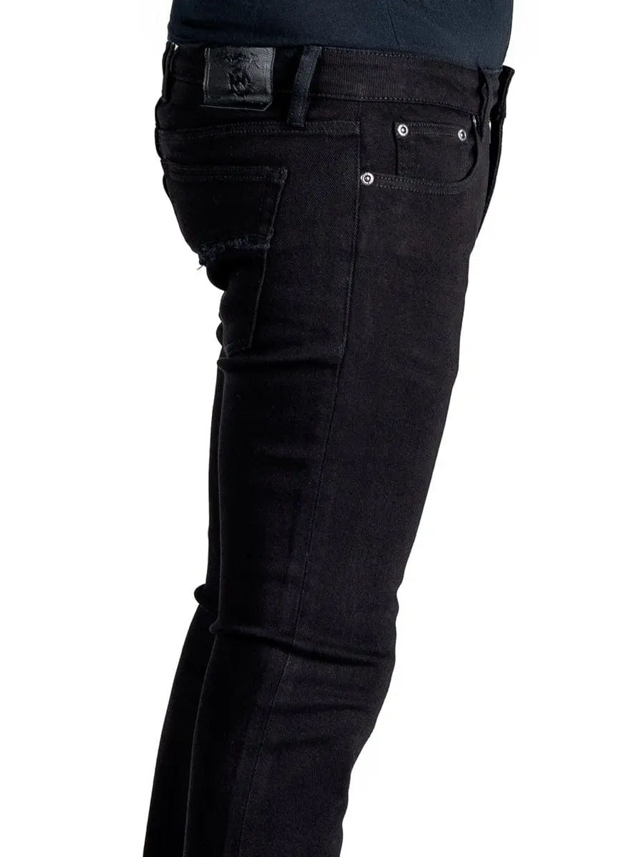 Hellraiser Wornstar Jeans - black det 2.jpg