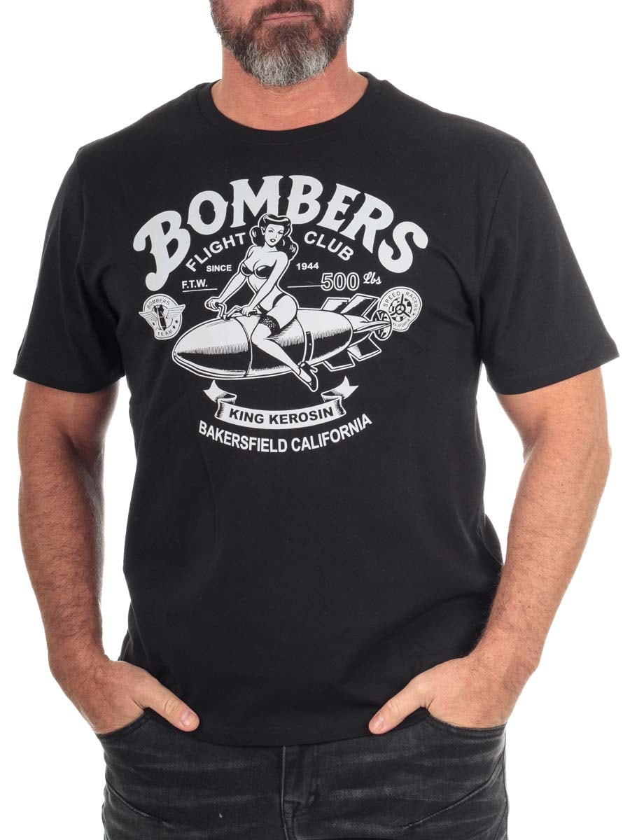 King Kerosin KKU51057 Bombers t shirt black_3.jpg