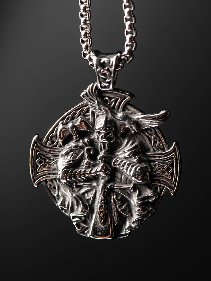 Naszyjnik Knight - Srebrny