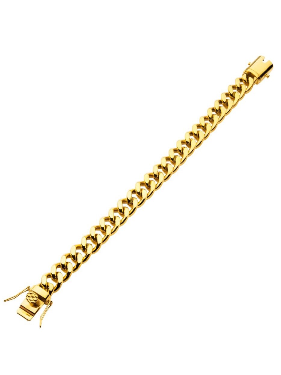 Miami Inox 12mm Armband - Guld 1.jpg