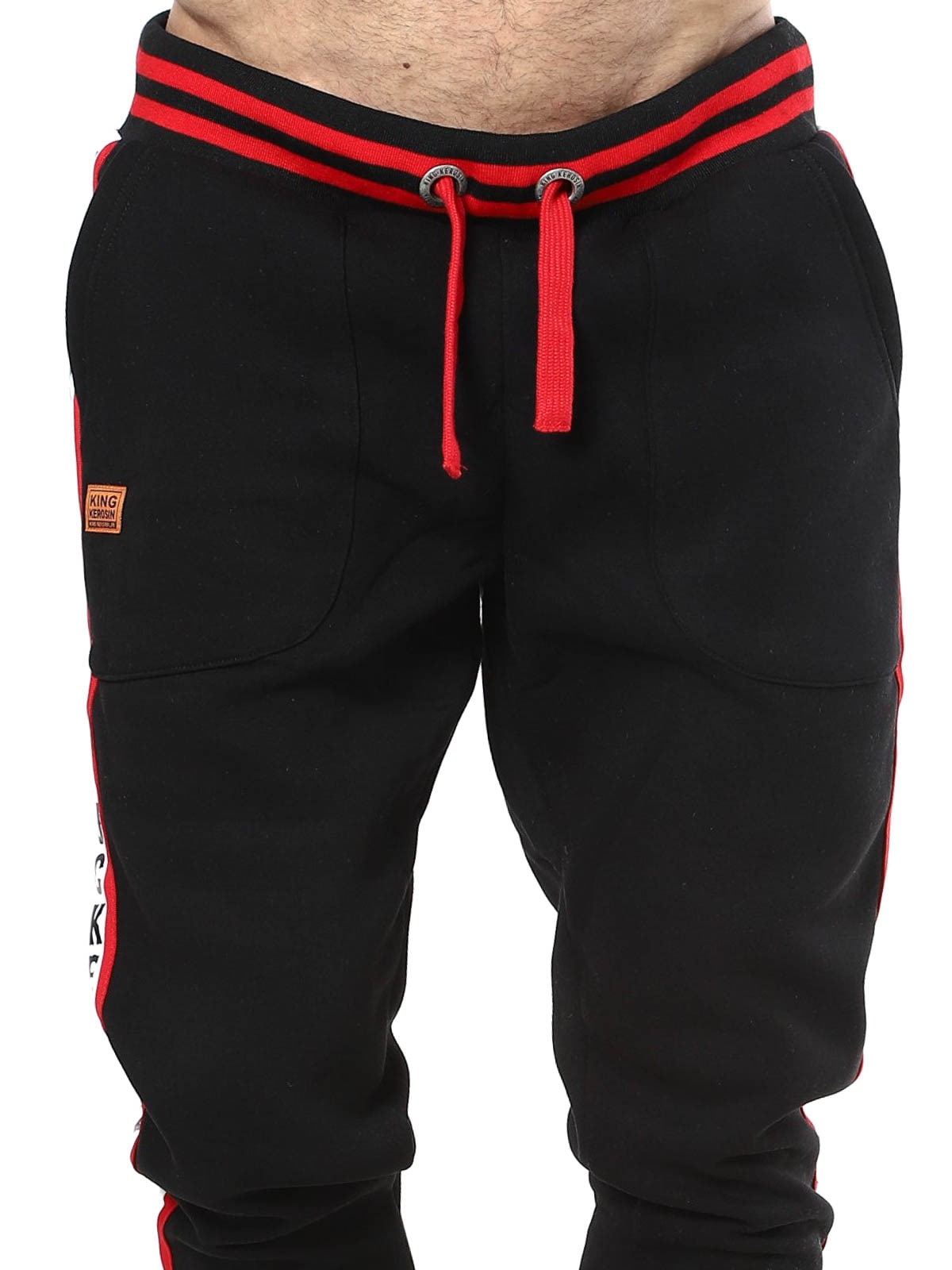 Never fuck a fucker King kerosin black Sweatpants_4.jpg