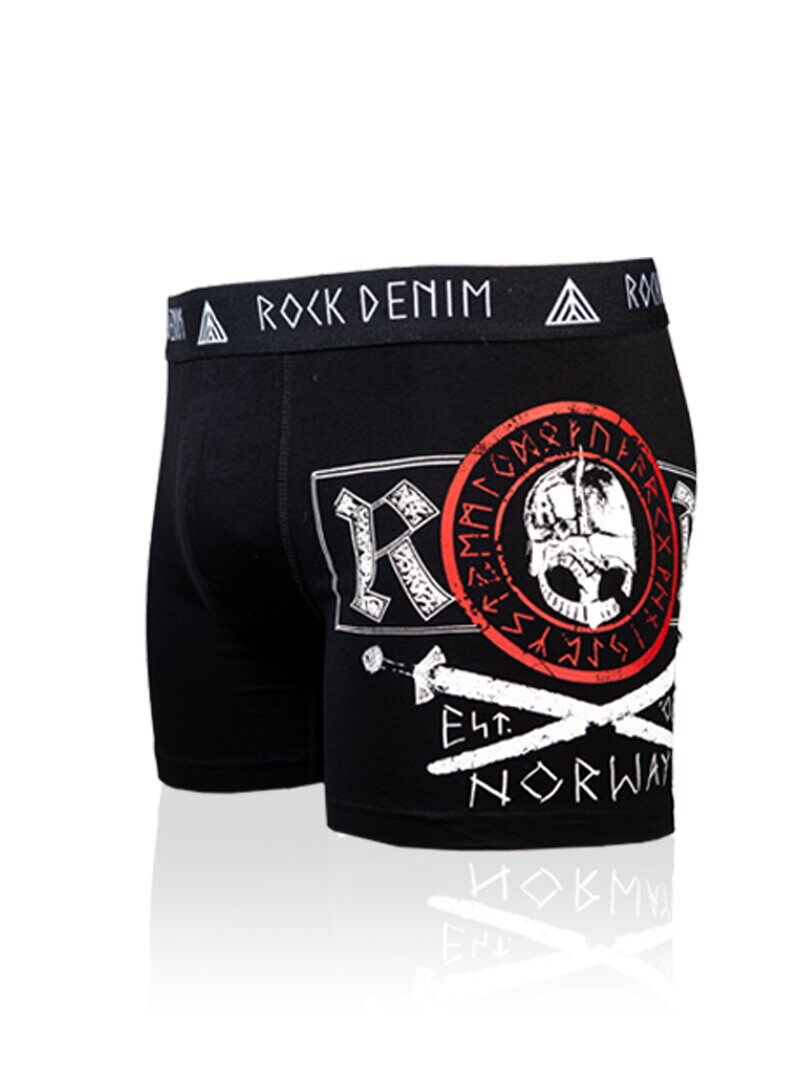 Bokserki RockDenim Viking - Czarne