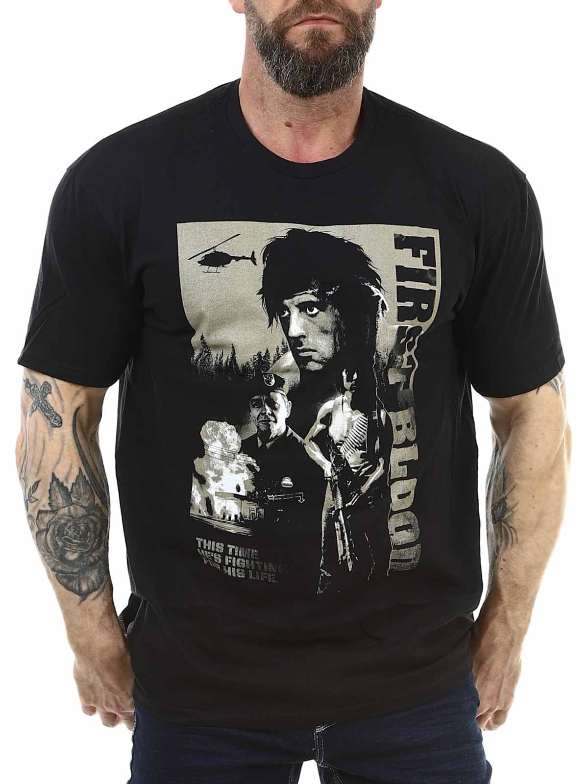 Rambo First Blood T-shirt Brown_1.jpg