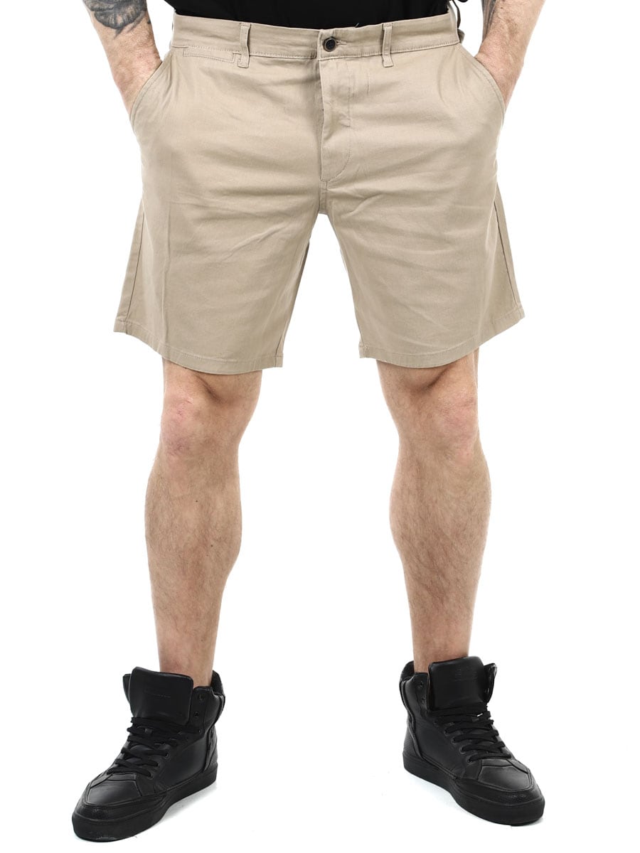 Rebel Sharp Chino Shorts Black beige_1.JPG