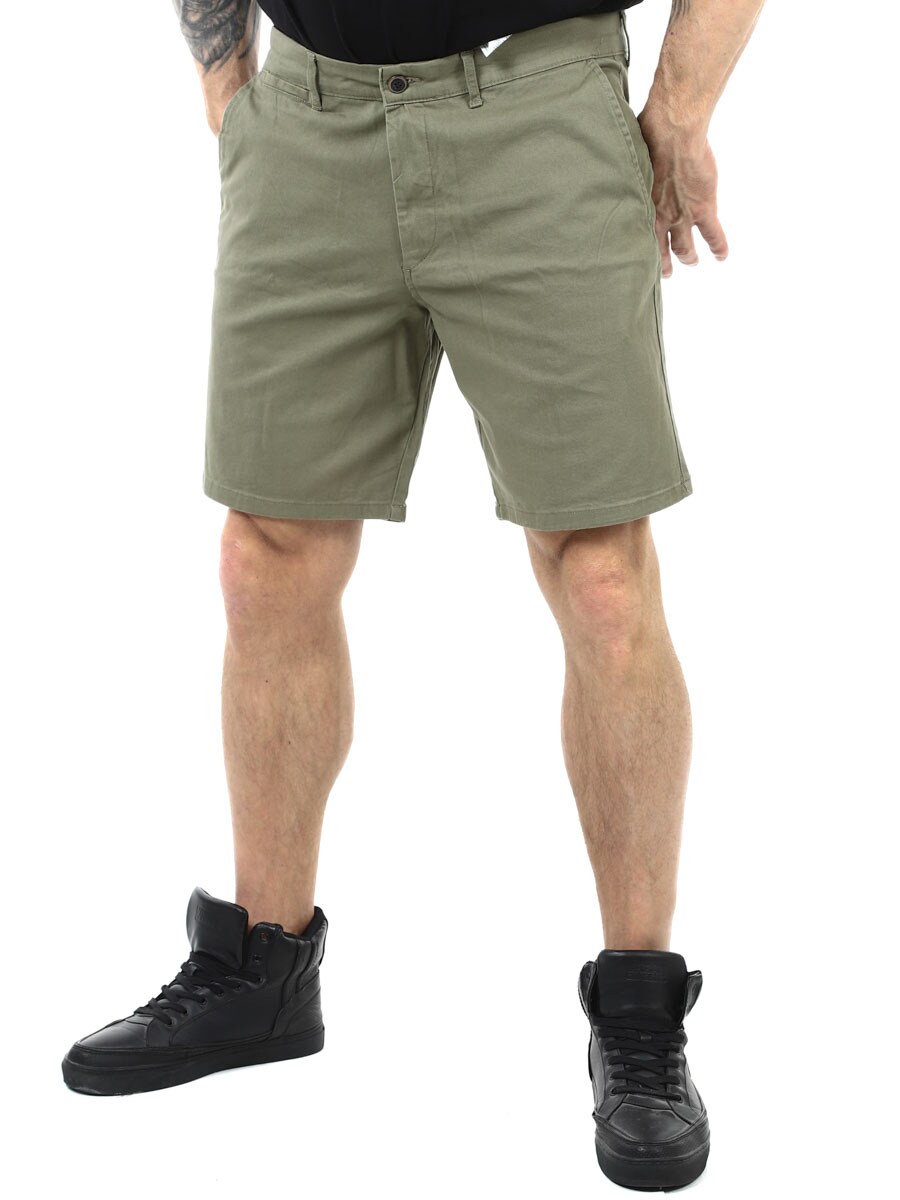 Rebel Sharp Chino Shorts Black green_2.JPG
