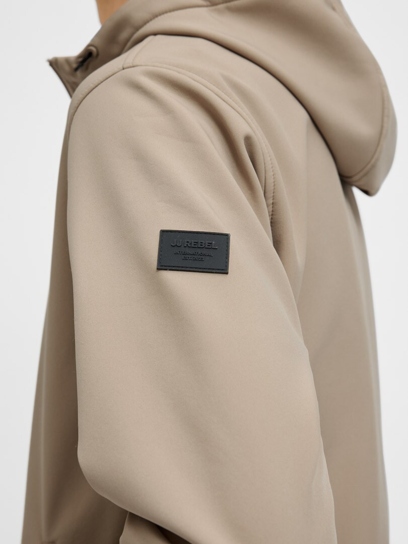 Rebel Wood Softshelljacka - Beige_3.jpg