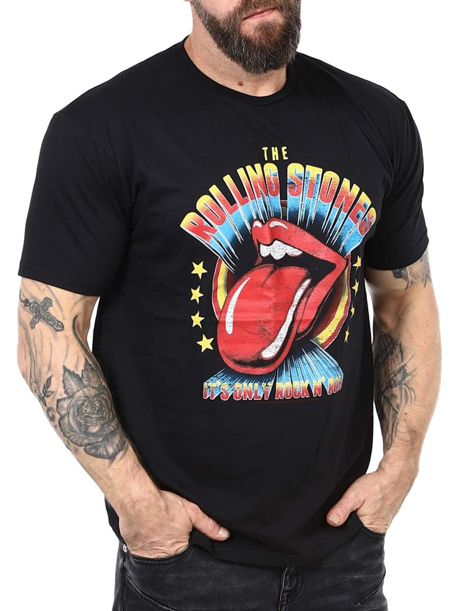 Rolling Stones Its Only Rock And Roll T-shirt black_4.JPG