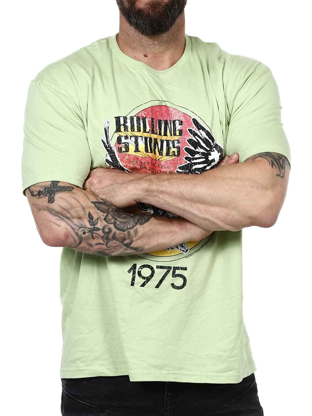 Rolling Stones Tour 1975 Tshirt Green_4.jpg